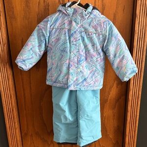 Pulse Premium Outerwear with Blue Label girl toddler 3T snow pants coat set